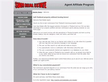 Tablet Screenshot of agents.siamrealestate.com